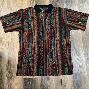 Tundra Canada Polo XL Super Mercerized Biggie Cosby Coogi Sweater Style 90s